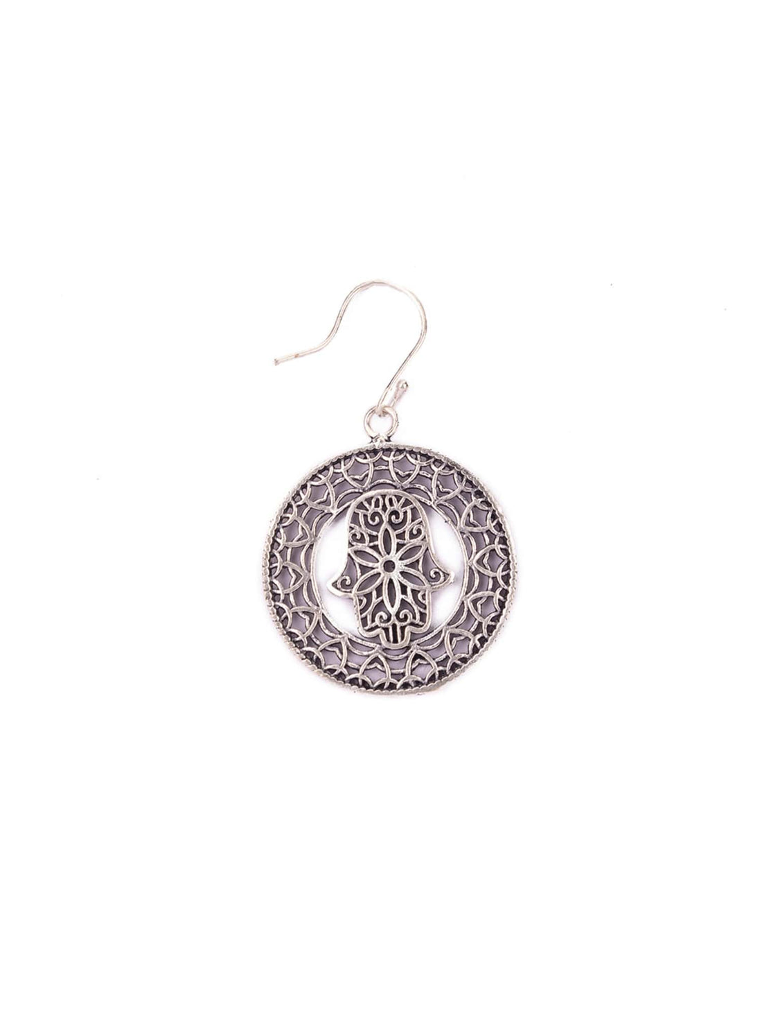 Daily Wear Drops and Danglers Earrings - Western Silver-Plated Brass Earrings By Studio One Love