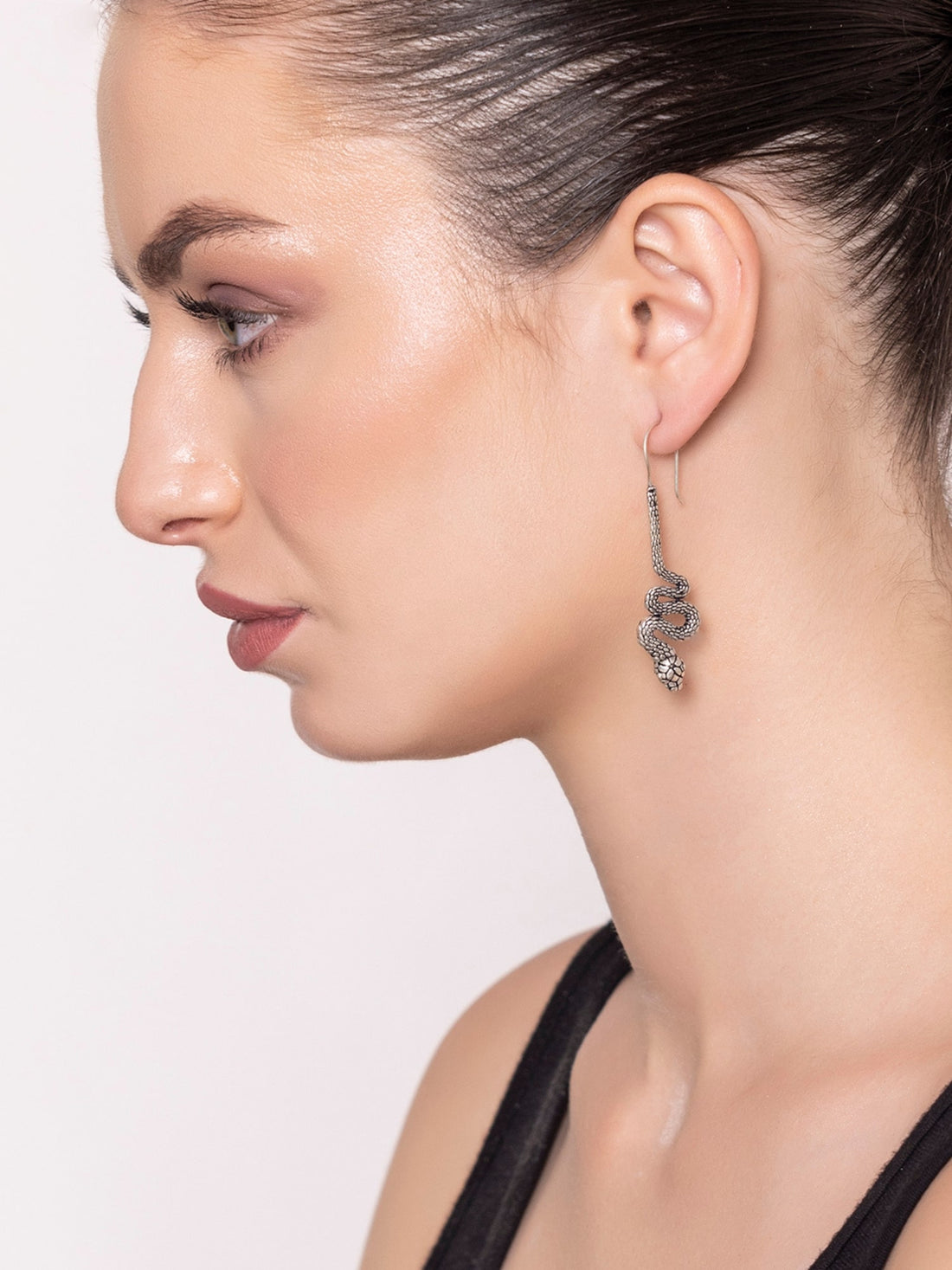 Party Wear Drops and Danglers Earrings - Western Silver-Plated Brass Earrings By Studio One Love