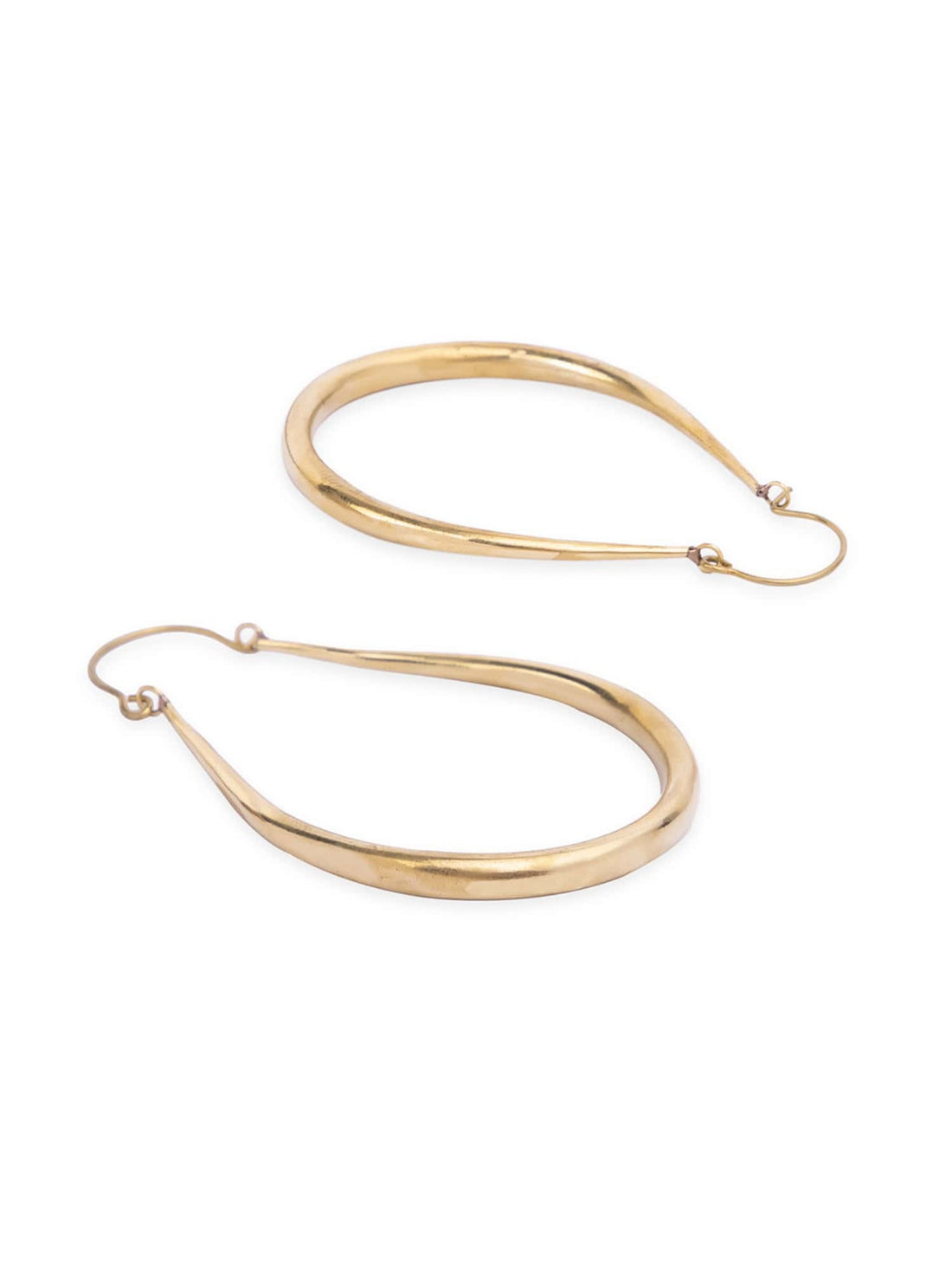 Daily Wear Hoops Earrings - Minimal Gold and Silver-Plated Brass Earrings By Studio One Love