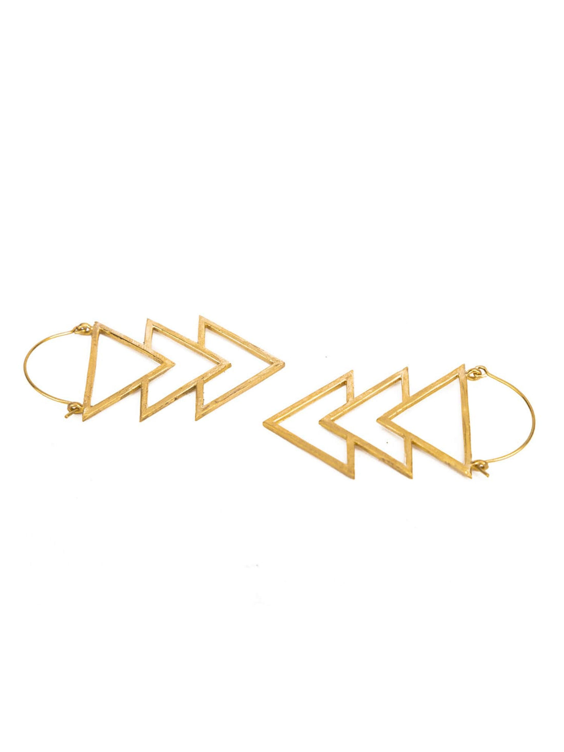 Party Wear Hoop Earrings - Statement Gold and Silver-Plated Brass Earrings By Studio One Love