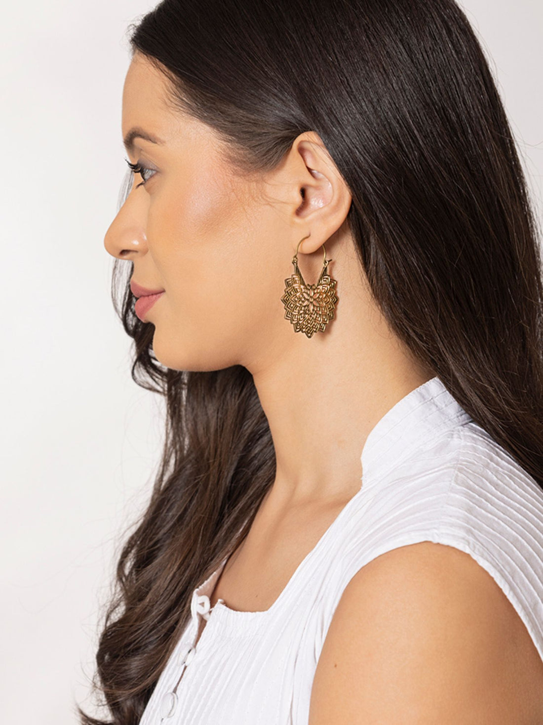 Party Wear Chandbaalis Earrings - Statement Gold-Plated Brass Earrings By Studio One Love