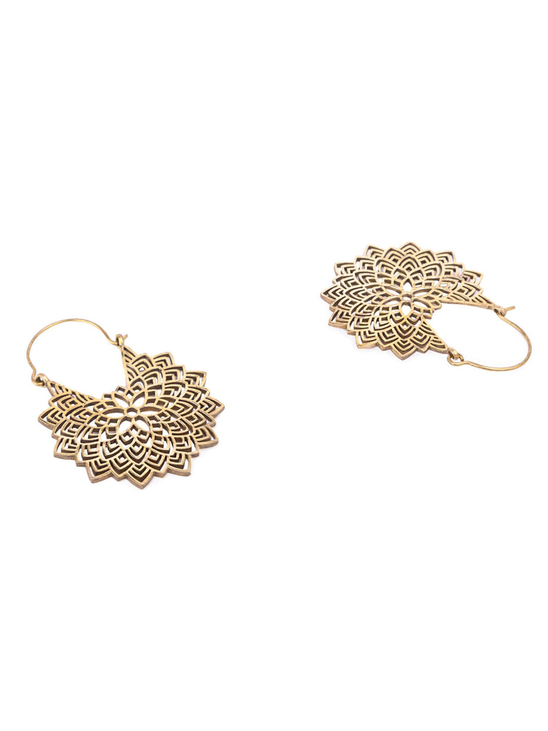 Party Wear Chandbaalis Earrings - Statement Gold-Plated Brass Earrings By Studio One Love