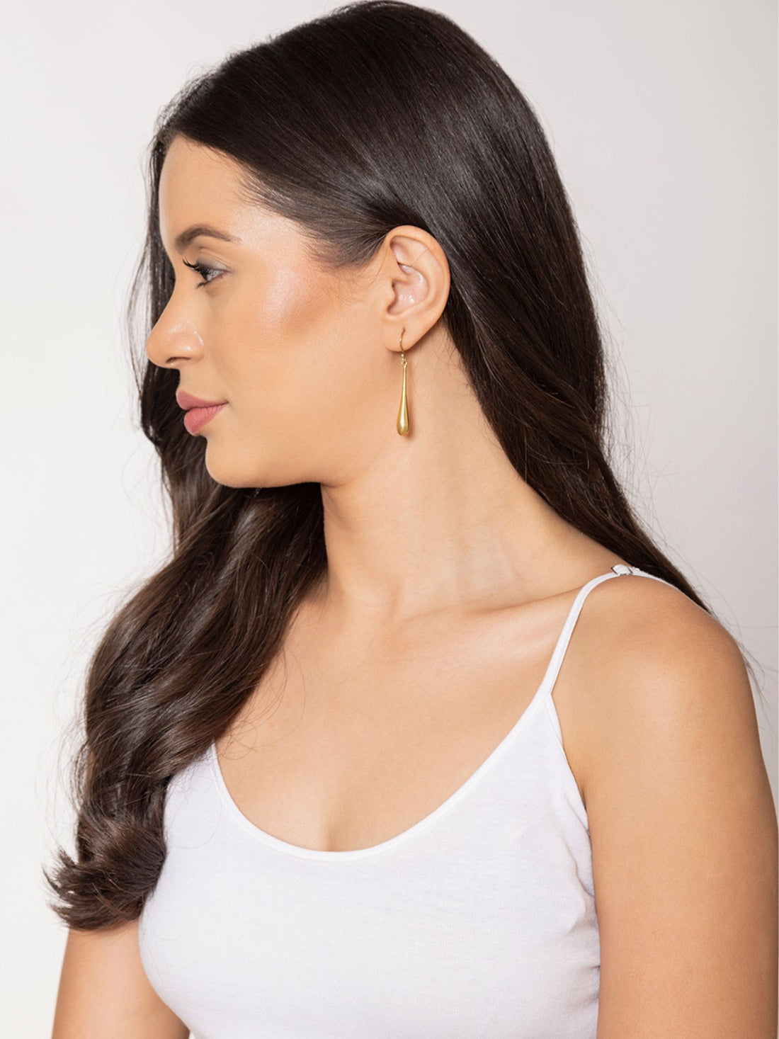 Daily Wear Drops and Danglers Earrings - Minimal Gold and Silver-Plated Brass Earrings By Studio One Love