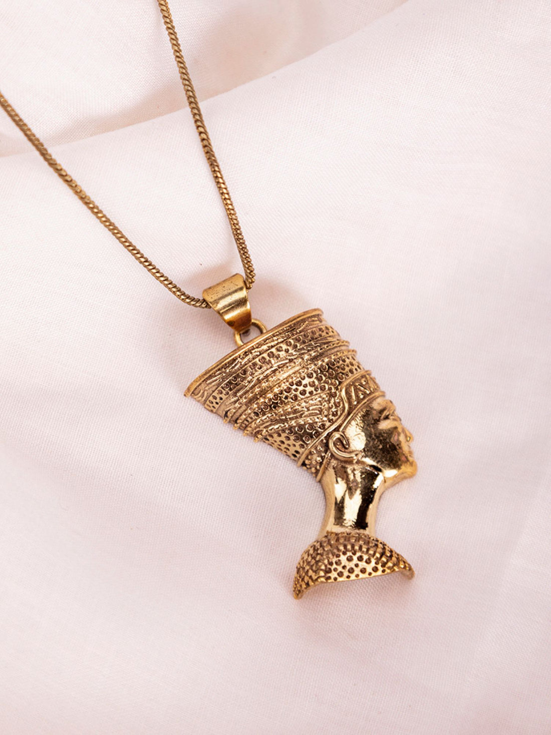 Contemporary Gold and Silver Pendant With Chain By Studio One Love